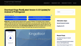 What Kingorootappdownload.com website looked like in 2019 (5 years ago)