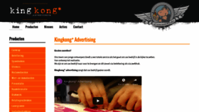 What Kingkong-advertising.be website looked like in 2019 (5 years ago)