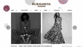 What Kukhareva.com website looked like in 2019 (5 years ago)