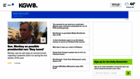 What Kgw.com website looked like in 2019 (5 years ago)