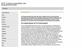 What Kfzzulassungsstelle.net website looked like in 2019 (5 years ago)