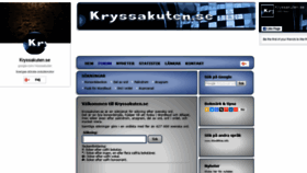 What Kryssakuten.se website looked like in 2019 (5 years ago)