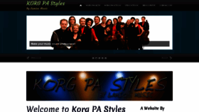 What Korgpastyles.com website looked like in 2019 (5 years ago)