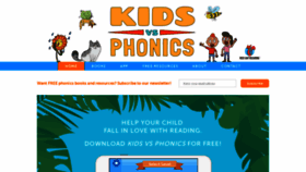 What Kidsvsphonics.com website looked like in 2019 (5 years ago)