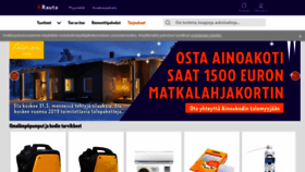What K-rauta.fi website looked like in 2019 (5 years ago)