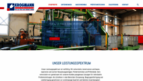 What Krogmannmaschinen.de website looked like in 2019 (5 years ago)