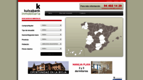 What Kutxabankinmobiliaria.es website looked like in 2019 (5 years ago)