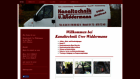 What Kanaltechnik-widdermann.de website looked like in 2019 (5 years ago)