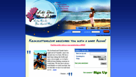 What Keikisitters.com website looked like in 2019 (5 years ago)
