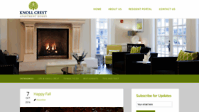 What Knollcrestapartmenthomes.com website looked like in 2019 (5 years ago)