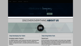 What Keepersinc.com website looked like in 2019 (5 years ago)