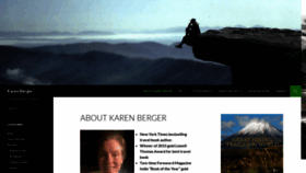 What Karenberger.com website looked like in 2019 (5 years ago)