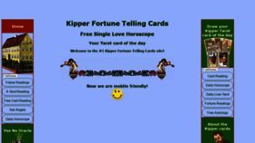 What Kipper-fortune-telling-cards.com website looked like in 2019 (5 years ago)