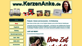What Kerzenanke.de website looked like in 2019 (5 years ago)