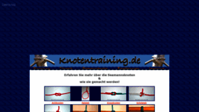 What Knotentraining.de website looked like in 2019 (5 years ago)
