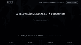 What Kodiiptv.com.br website looked like in 2019 (5 years ago)