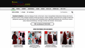 What Kiosbajumuslimah.com website looked like in 2019 (5 years ago)