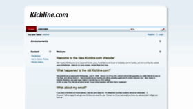 What Kichline.com website looked like in 2019 (5 years ago)