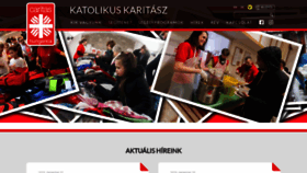 What Karitasz.hu website looked like in 2019 (5 years ago)