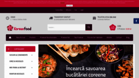 What Koreanfood.ro website looked like in 2019 (5 years ago)