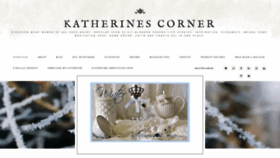 What Katherinescorner.com website looked like in 2019 (5 years ago)