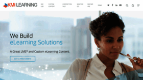 What Kmilearning.com website looked like in 2019 (5 years ago)