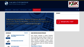 What Kgk.sakarya.edu.tr website looked like in 2019 (5 years ago)