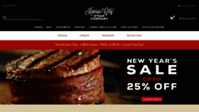 What Kansascitysteaks.com website looked like in 2019 (5 years ago)