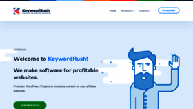 What Keywordrush.com website looked like in 2019 (5 years ago)