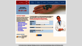 What Klinik.de website looked like in 2019 (5 years ago)