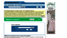 What Kostenscout.de website looked like in 2019 (6 years ago)