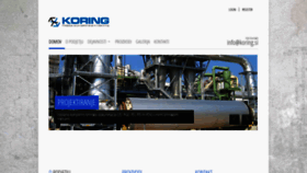 What Koring.si website looked like in 2019 (5 years ago)