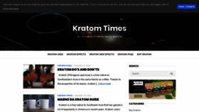 What Kratomtimes.com website looked like in 2019 (5 years ago)
