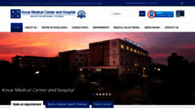 What Kmchhospitals.com website looked like in 2019 (5 years ago)
