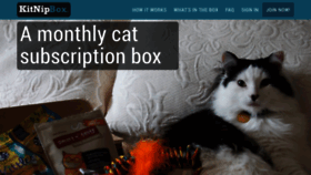 What Kitnipbox.com website looked like in 2019 (5 years ago)