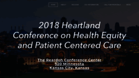 What Kcheartlandconference.com website looked like in 2019 (5 years ago)