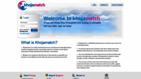 What Khojamatch.com website looked like in 2019 (5 years ago)