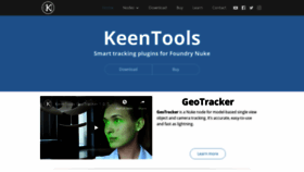 What Keentools.io website looked like in 2019 (5 years ago)