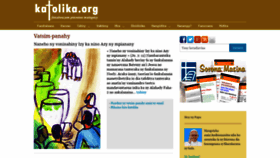 What Katolika.org website looked like in 2019 (5 years ago)