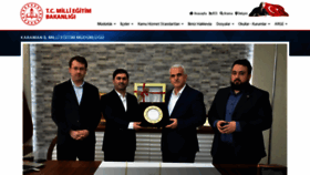 What Karaman.meb.gov.tr website looked like in 2019 (5 years ago)
