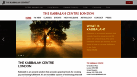 What Kabbalahcentre.co.uk website looked like in 2019 (5 years ago)