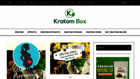 What Kratombox.com website looked like in 2019 (5 years ago)