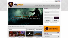 What Kopazar.com website looked like in 2019 (5 years ago)