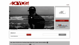 What K-yos.com website looked like in 2019 (5 years ago)