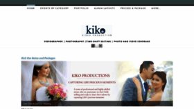What Kikovideoproduction.com website looked like in 2019 (5 years ago)