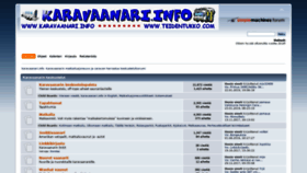 What Karavaanari.info website looked like in 2019 (5 years ago)