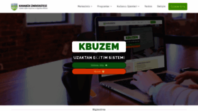 What Kbuzem.karabuk.edu.tr website looked like in 2019 (5 years ago)