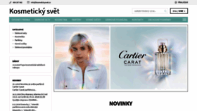 What Kosmetickysvet.cz website looked like in 2019 (5 years ago)