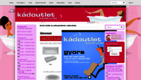 What Kadoutlet.hu website looked like in 2019 (5 years ago)