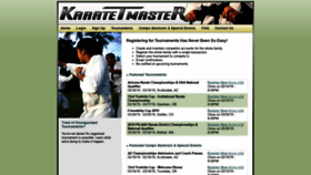 What Karatetmaster.com website looked like in 2019 (5 years ago)